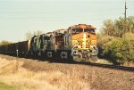 Coal empties cruise west